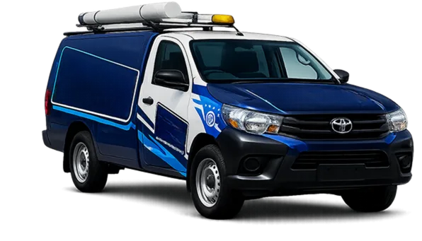 Service van parked on a Revesby street